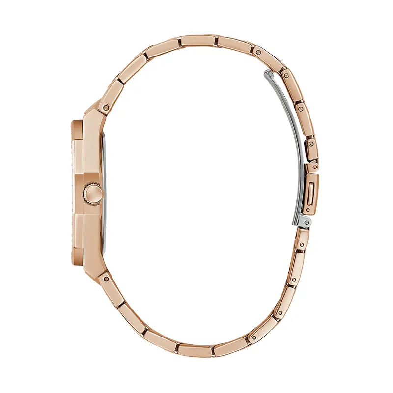 Guess Desire Purple Dial Dress Ladies Watch- GW0770L3